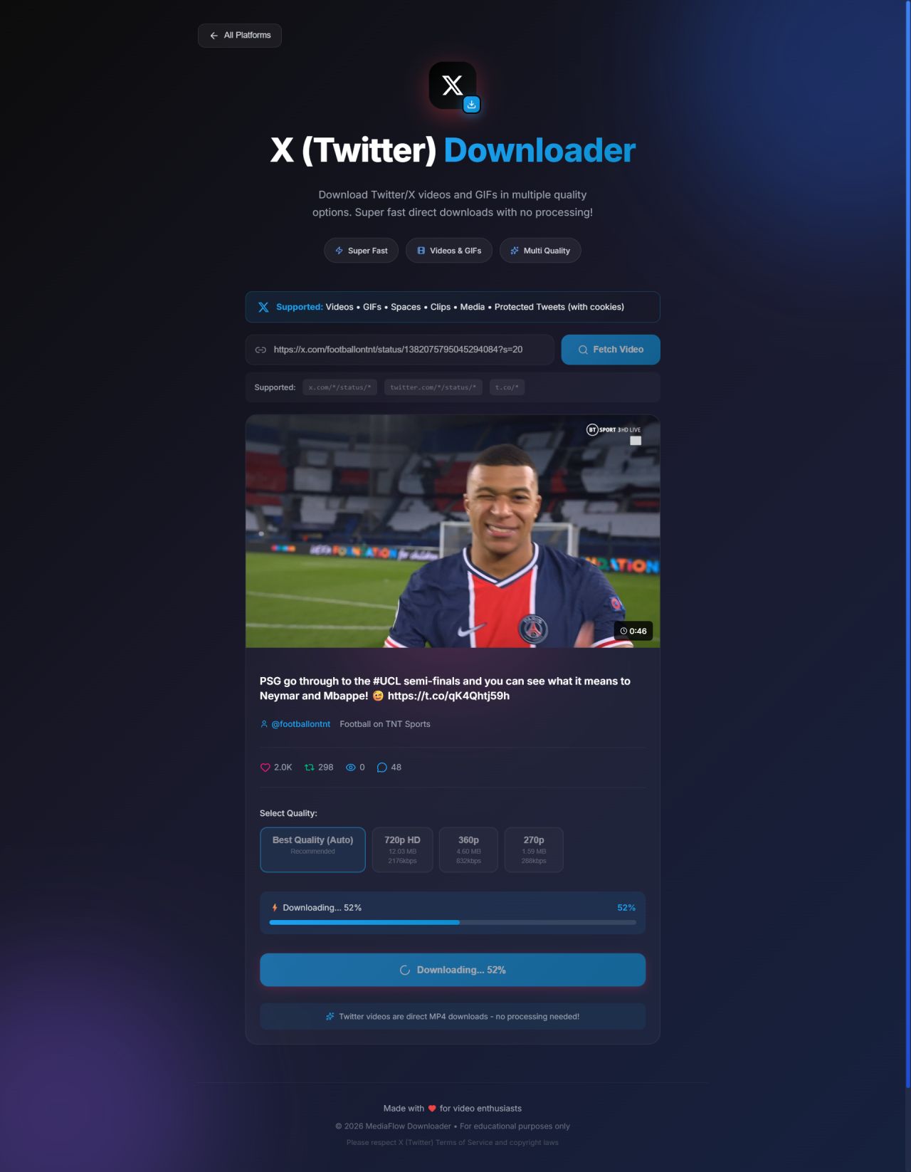 MediaFlow Screenshot 3